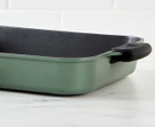 Maxwell & Williams 38x28.4cm Agile Non-Stick Roaster - Sage