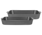 Maxwell & Williams 2-Piece Agile Non-Stick Roaster Set - Black