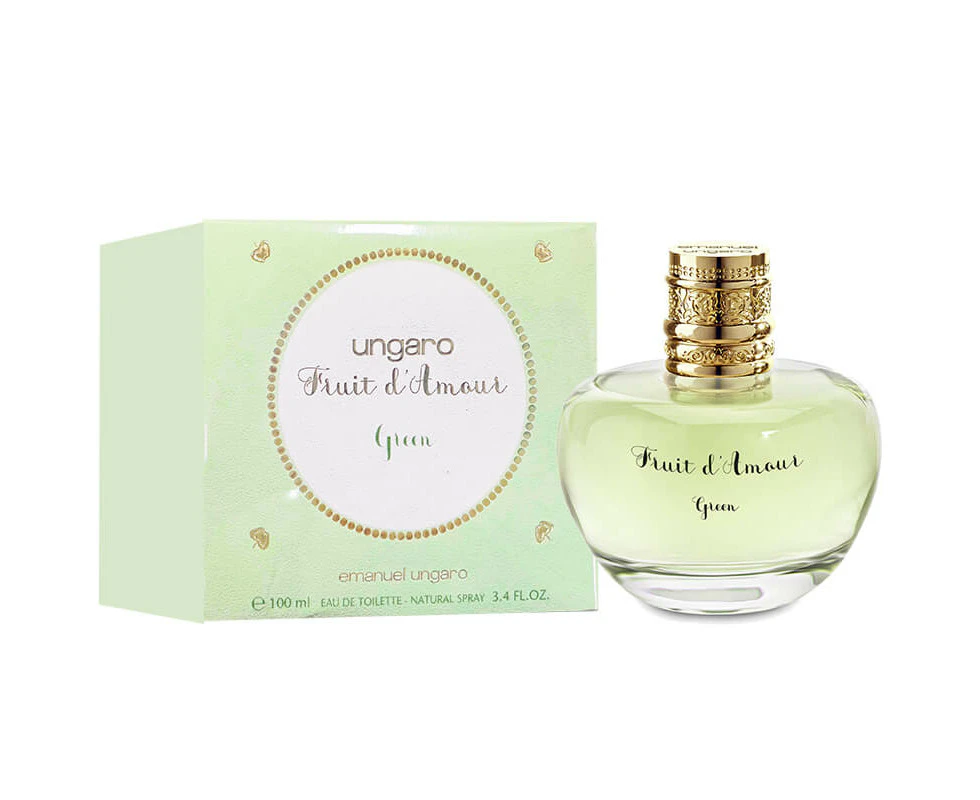 Ungaro Fruit D'amour Green by Ungaro Eau De Toilette Spray 3.4 oz