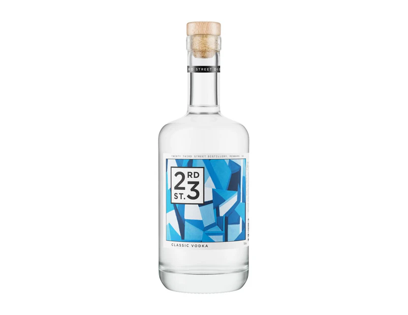 23rd Street Distillery Classic Vodka, 700ml 37% Alc.