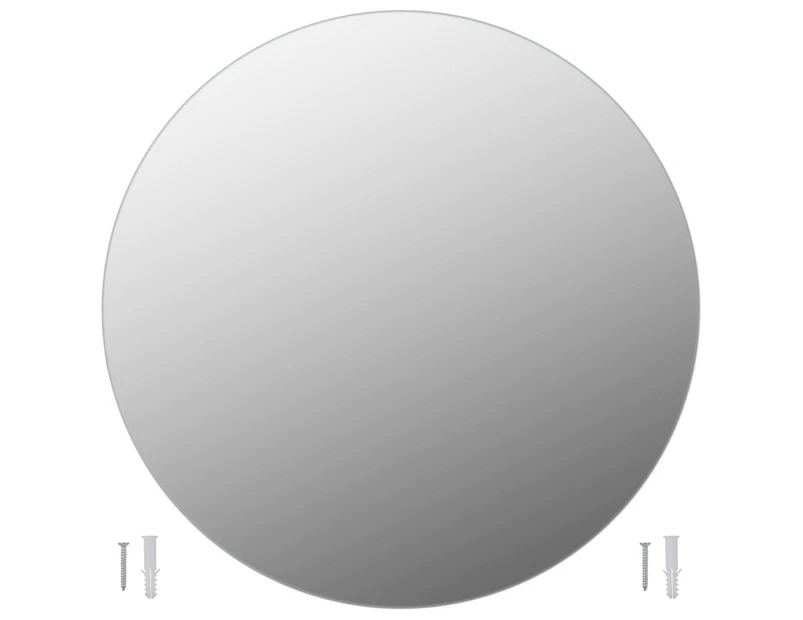 vidaXL Wall Mirror 60 cm Round Glass