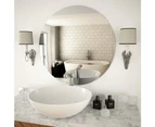 vidaXL Wall Mirror 70 cm Round Glass