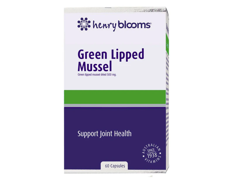 Henry Blooms Green Lipped Mussel 60 Capsules