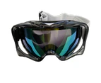 GSG Adult Black Goggles Tinted Lens Anti Fog For Motocross MX Sports Snow Skiing