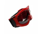 5pcs Kids Red Goggles Clear Lens Eye Protection For Motorcycle Motocross Sports Cycling Bulk Price