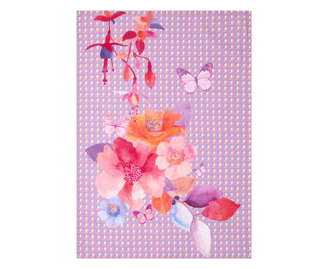 Maxwell & Williams Camilla Tea Towel - Lilac/Pink