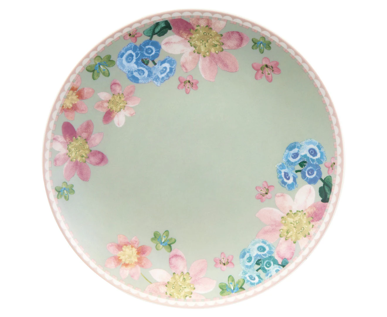 6 x Maxwell & Williams 20cm Primula Coupe Side Plate - Sage