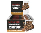 12 x Musashi Protein Crisp Bar Vanilla Caramel 60g