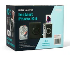 Fujifilm Instax Mini EVO Instant Photo Kit Bundle - Black