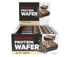 2 x 12pk Musashi Protein Wafer Vanilla Bar 40g