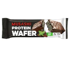 12 x Musashi Wafer Protein Bars Choc Mint 40g