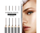 Gotofar 10g Waterproof Sweat Proof Eyebrow Enhancer Pencil Non-smudge Makeup Cosmetic - Brown