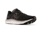 New Balance Men's Fresh Foam X EVOZ v3 Wide Fit Running Shoes - Black/Silver Metallic