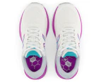 New Balance Women's Fresh Foam 680v7 Running Shoes - White/Magenta