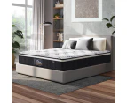 Bedra Double Mattress Cool Gel Foam Euro Top Bed Pocket Spring Medium Firm 22cm