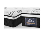 Bedra Double Mattress Cool Gel Foam Euro Top Bed Pocket Spring Medium Firm 22cm