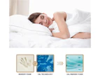 Bedra Queen Mattress Cool Gel Foam Euro Top Bed Pocket Spring Medium Firm 22cm