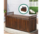 Livsip Outdoor Storage Box Garden Bench Wooden Container Cabinet 500L Large