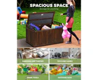 Livsip Outdoor Storage Box Garden Bench Wooden Container Cabinet 500L Large