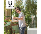 Livsip Outdoor Storage Box Garden Bench Wooden Container Cabinet 500L White