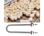 U shape Incubator Humidification Tube Incubation Machine Accessory for Poultry Feeding(300W )