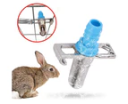 20Pcs Automatic Rabbit Drinker Double Spring Rabbit Waterer Drinking Nipple Tool Farm Accessory
