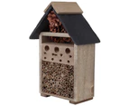 Gardening Wooden Insect House Wood Craft Nesting House Decoration Ornament for Insect Bee
