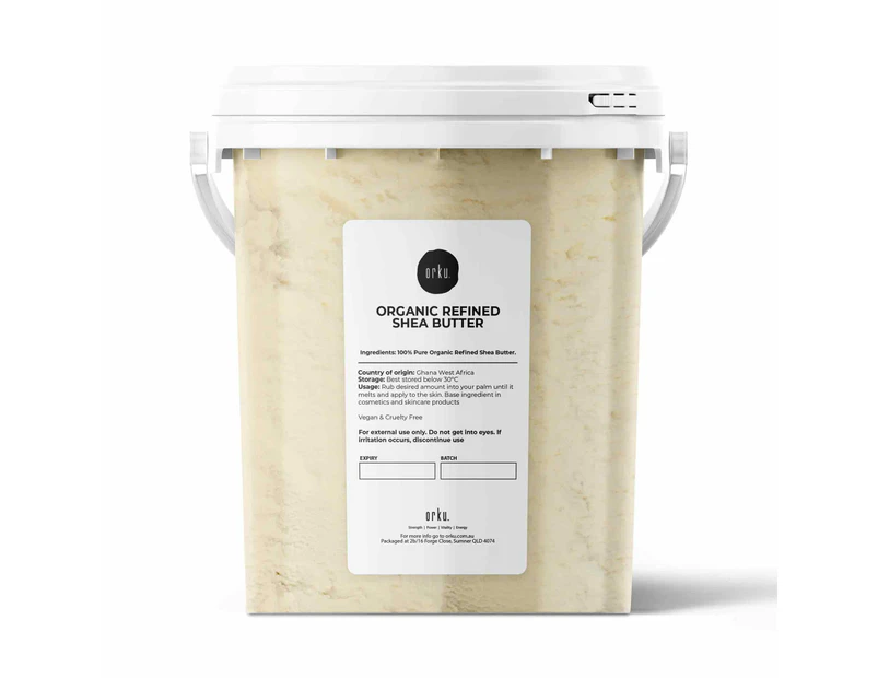 1Kg Refined Shea Butter Tub - Organic Pure African Karite Moisturiser