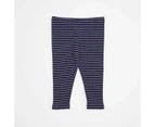 Target Baby Organic Cotton Rib Stripe Leggings - Blue