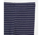 Target Baby Organic Cotton Rib Stripe Leggings - Blue