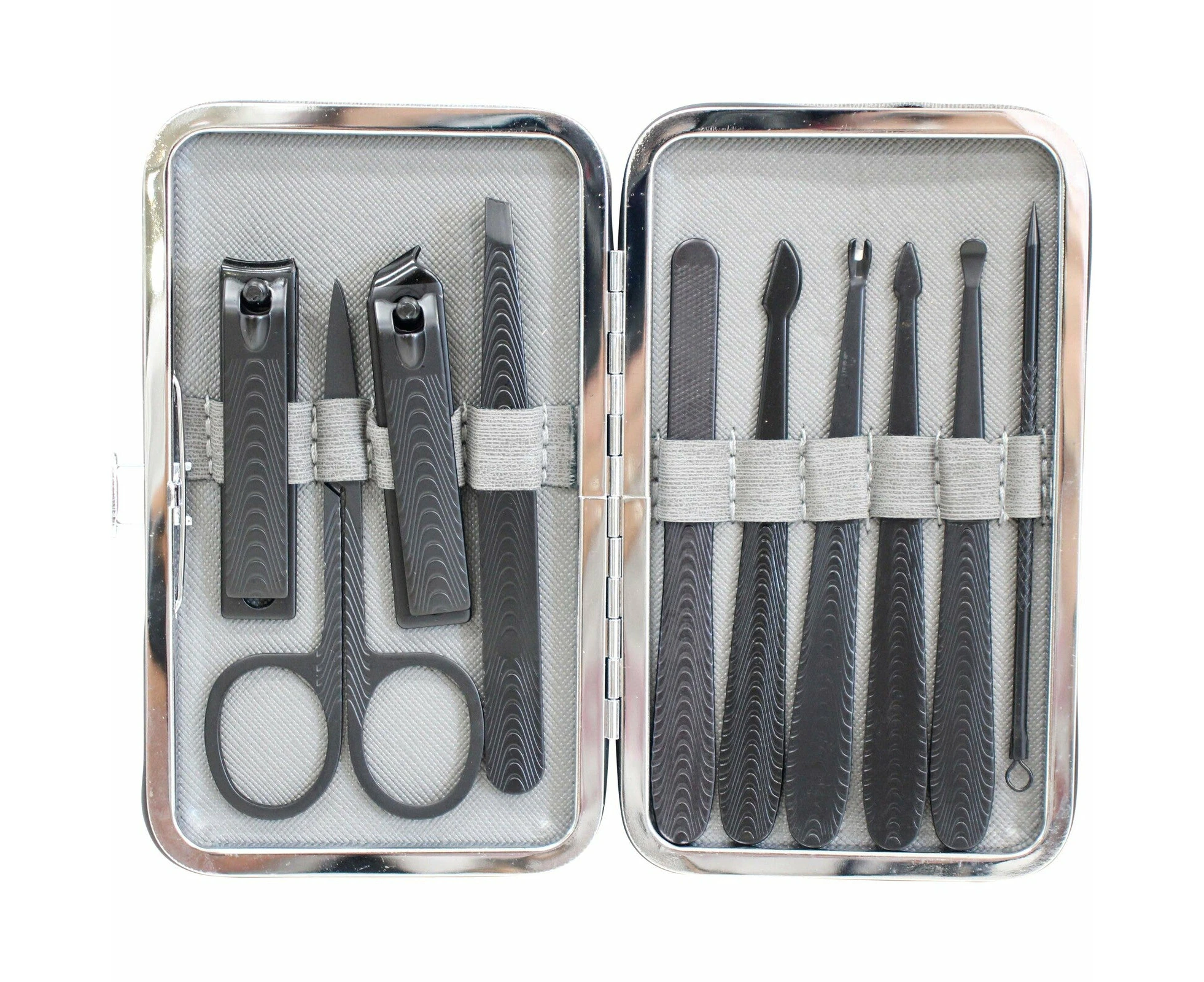 Manicure Set - Grey/Black