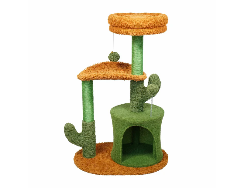 Cat Kitty Tree Tower Scratching Post Bed Sisal Scratcher Stand House Cave Furniture Condo Climbing Pole Play Castle Perch