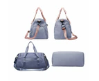 Travel Duffle Bag Weekend Bag Carry On Cabin Bag Gym Sports Bag Blue