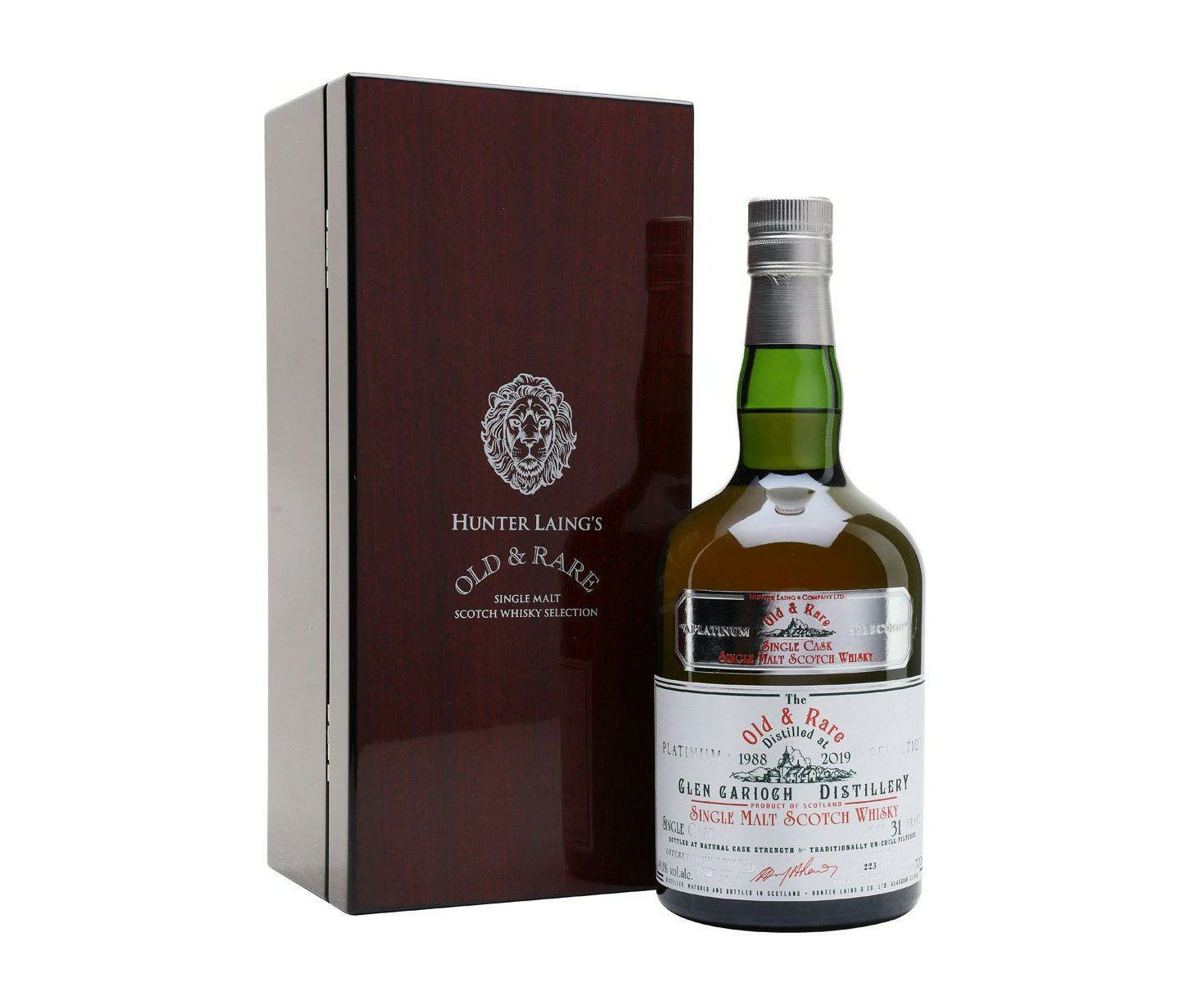 1988 Hunter Laing's Old & Rare Glen Garioch 31 Year Old Cask Strength Single Malt Scotch Whisky 700ml