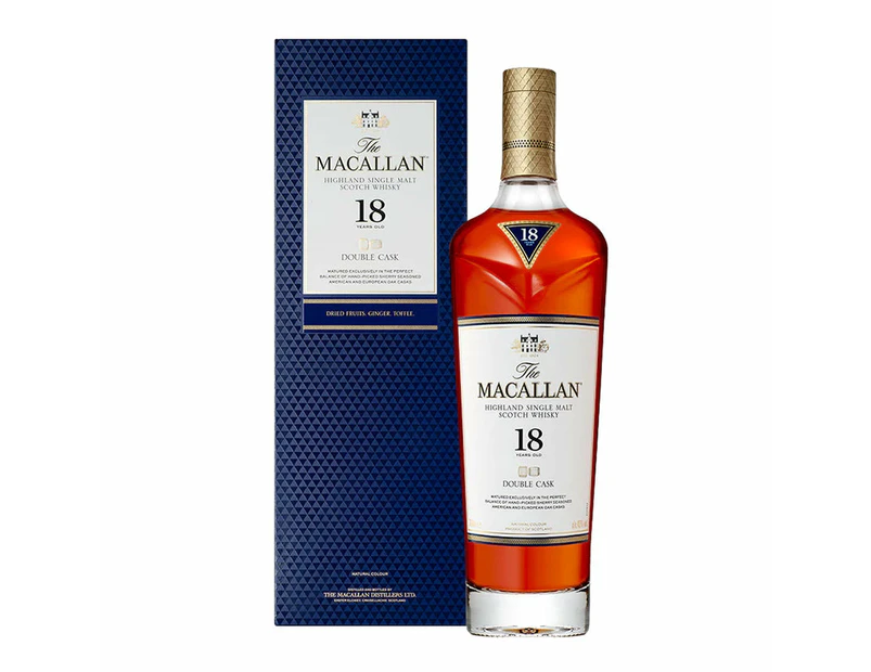 The Macallan Double Cask 18 Year Old Single Malt Scotch Whisky (Annual 2021 Release)  700ml