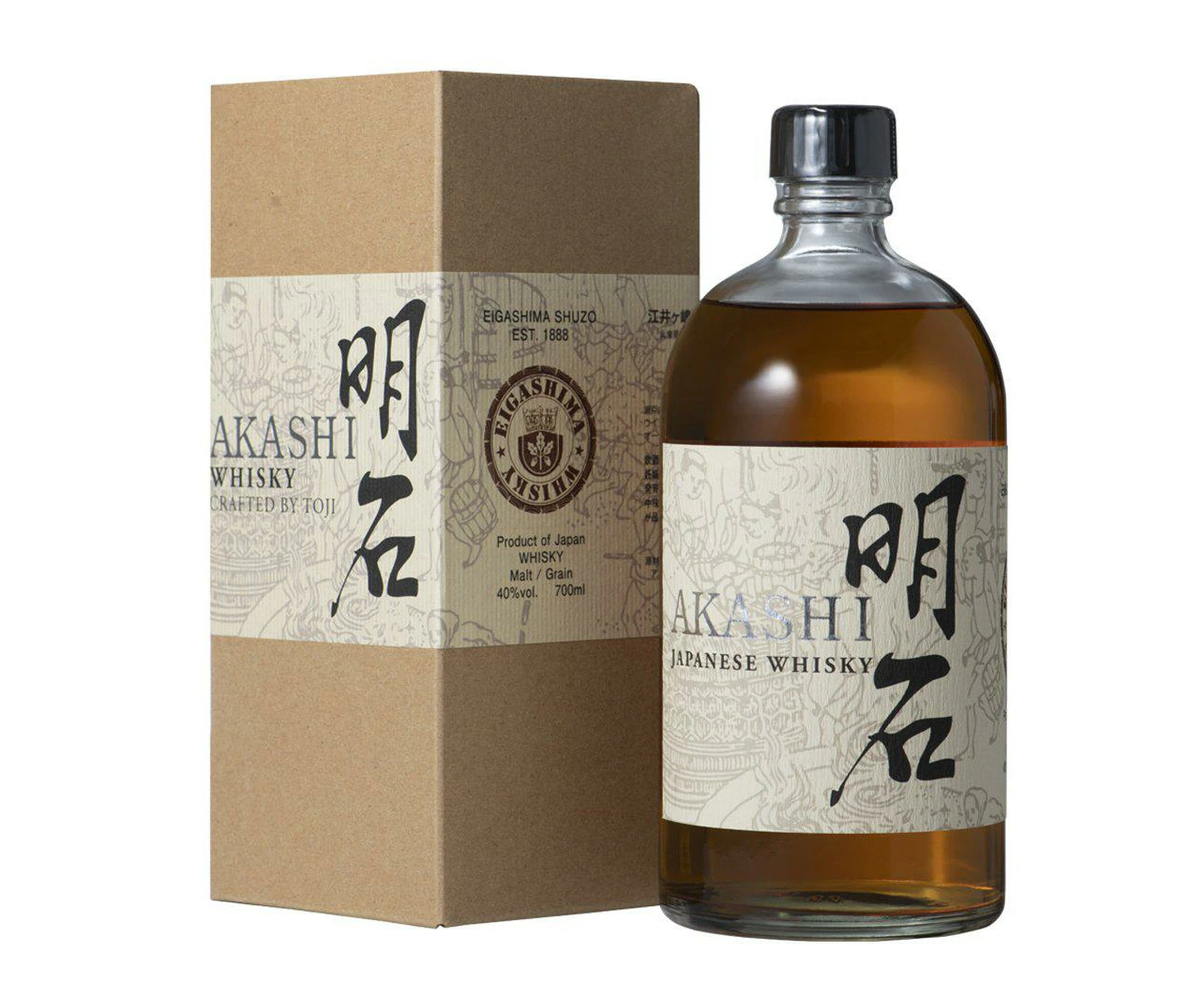 Akashi White Oak Toji Whisky 700ml