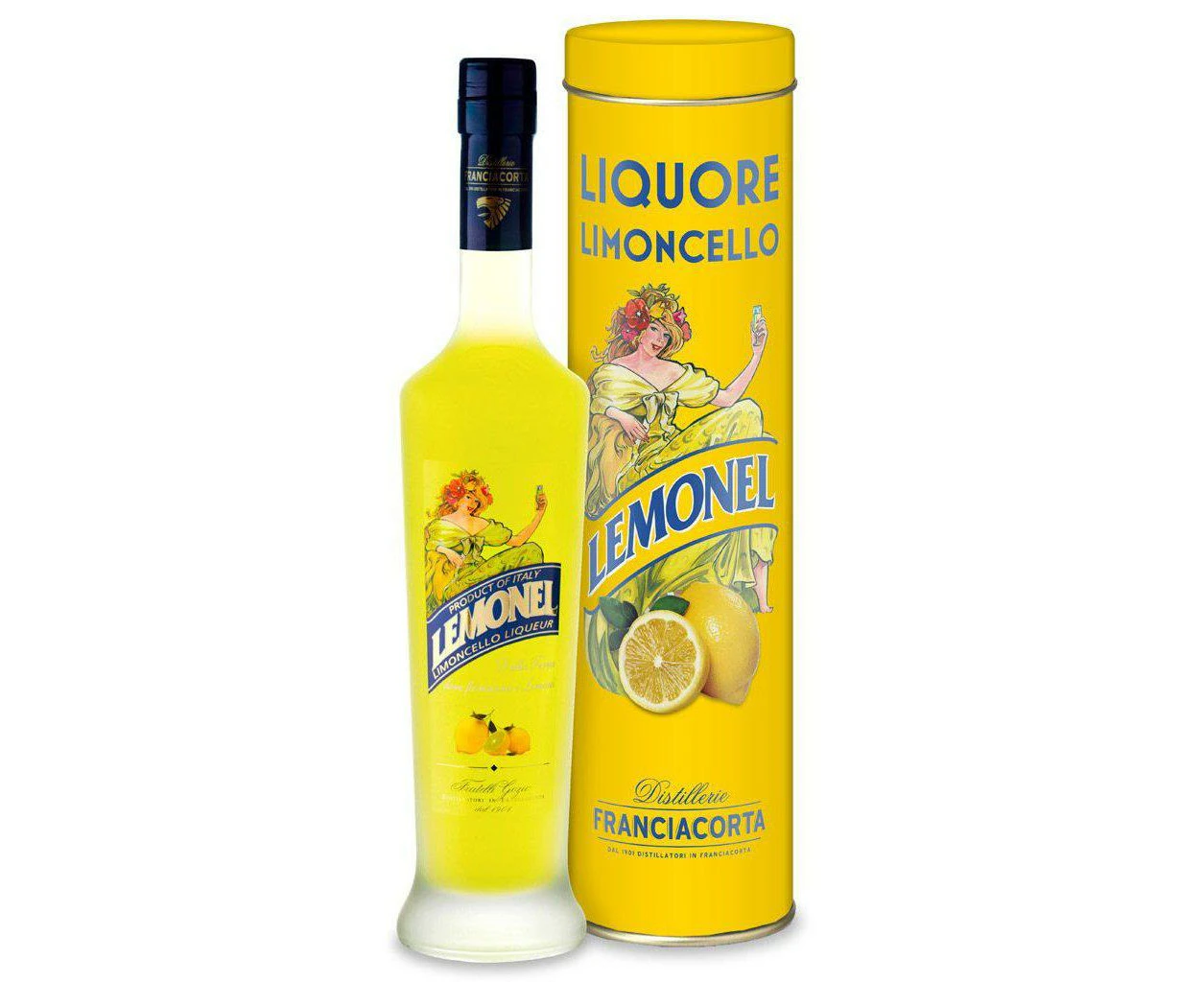 Lemonel Limoncello Liqueur Gift Boxed 500ml