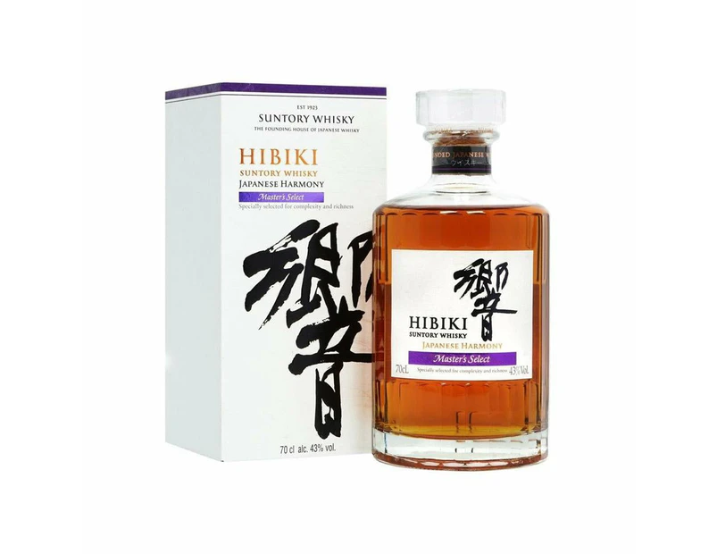 Hibiki Japanese Harmony Master's Select Suntory Whisky 700ml