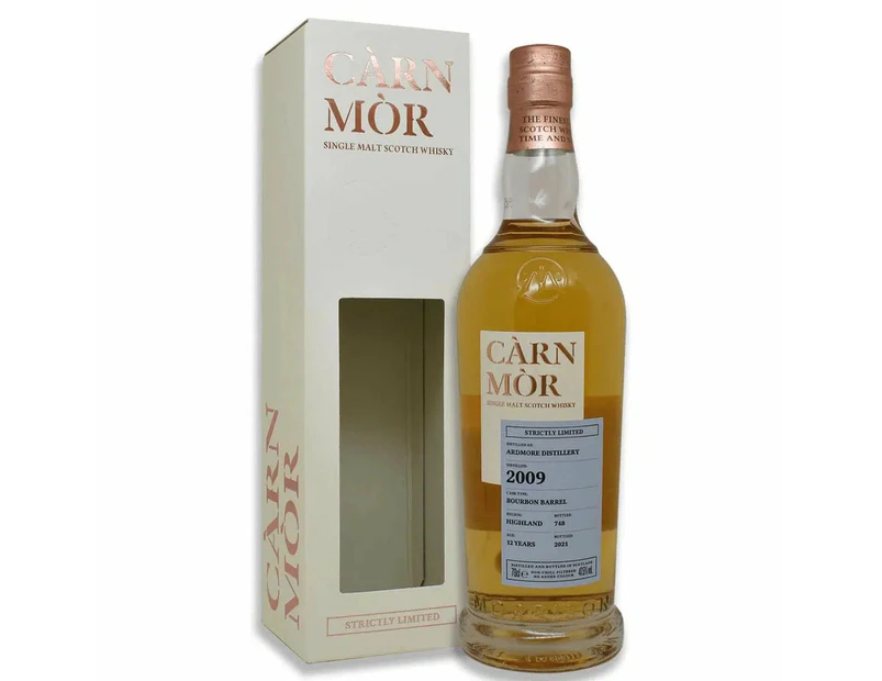 Ardmore 12 Year Old 2009 Morrison Carn Mor Whisky 700ml