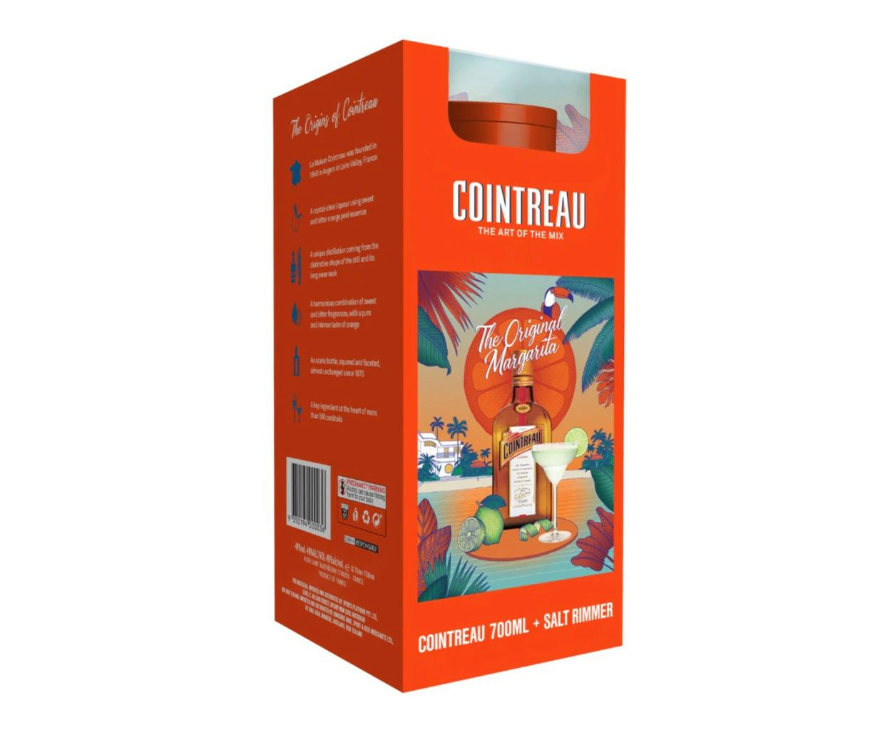 Cointreau Orange Liqueur & Salt Rimmer Gift Pack 700ml