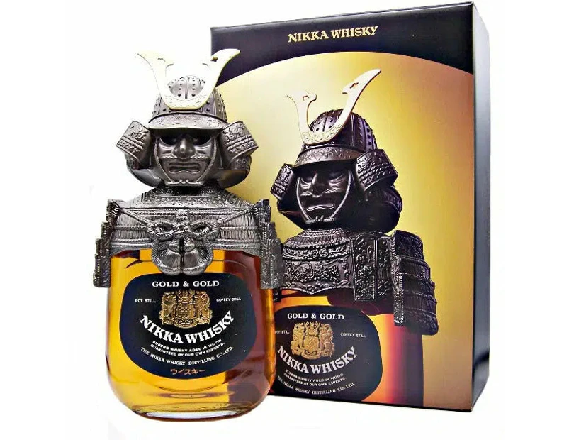 Nikka Gold & Gold Samurai Japanese Whisky 750ml
