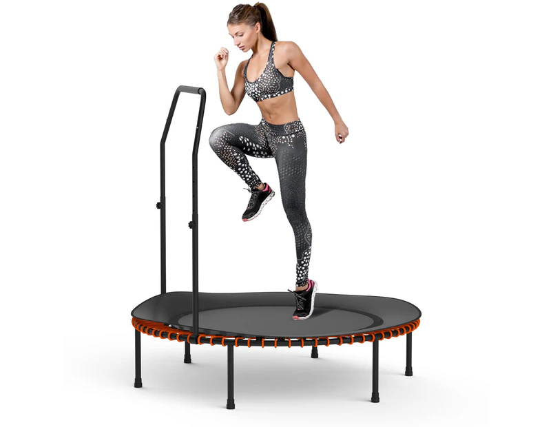 48" Mini Trampoline Fitness Rebounder for Adults and Kids Indoor&Outdoor Max Load 150kg