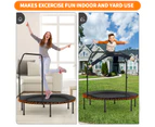 48" Mini Trampoline Fitness Rebounder for Adults and Kids Indoor&Outdoor Max Load 150kg