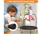 48" Mini Trampoline Fitness Rebounder for Adults and Kids Indoor&Outdoor Max Load 150kg