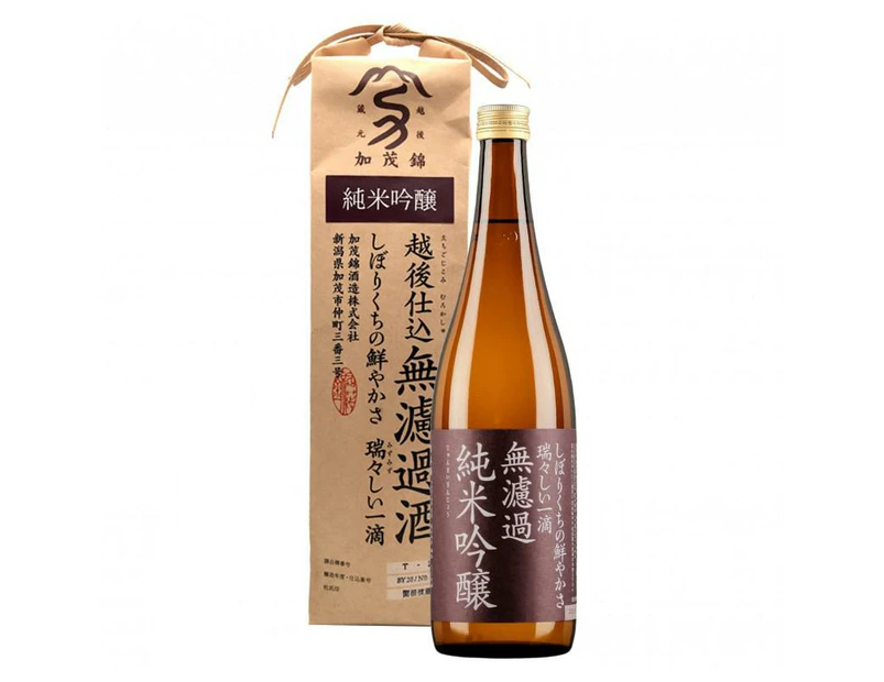 Kamonishiki 15% Junmai Ginjo Sake 720ml
