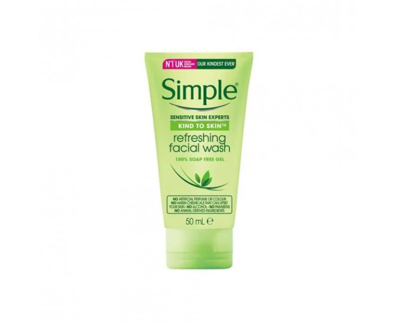 Simple Kind To Skin Refreshing Facial Wash - 50ml