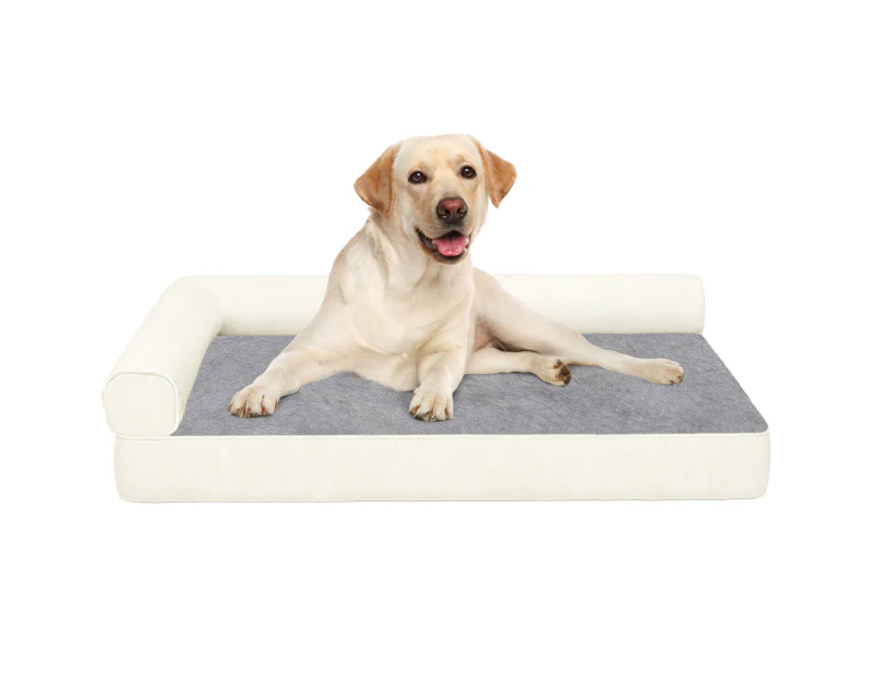 Advwin Pet Bed Memory Foam Calming Cat Sofa Dog Cushion Orthopedic Mat Washable 102x76x20