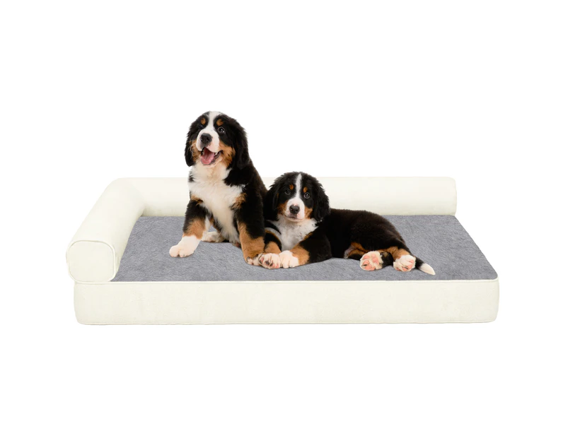 Advwin Pet Bed Memory Foam Calming Cat Sofa Dog Cushion Orthopedic Mat Washable 88x61x20