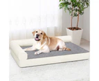 Advwin Pet Bed Memory Foam Calming Cat Sofa Dog Cushion Orthopedic Mat Washable 102x76x20