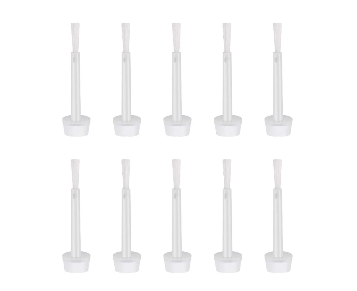 10 x SNS Nail Dip Dipping Gel Top Base Coat Sealer Prep Replacement Brush